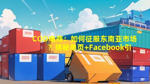COD电商：如何征服东南亚市场？揭秘单页+Facebook引流的秘籍！