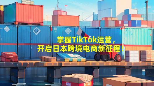 掌握TikTok运营，开启日本跨境电商新征程！