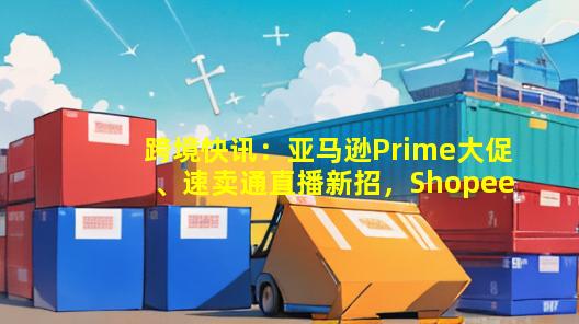 跨境快讯：亚马逊Prime大促、速卖通直播新招，Shopee东南亚火爆！